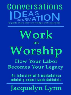 cover image of Work as Worship